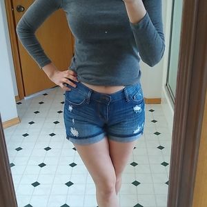 Denim shorts